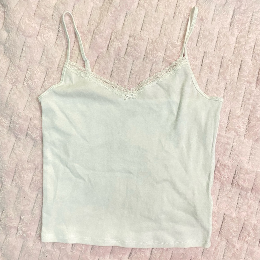 White tank top